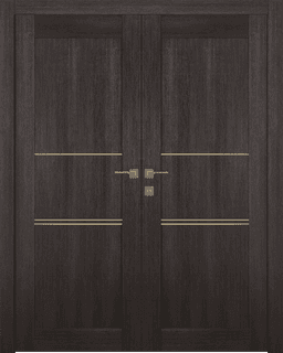AVON 07 3H GOLD VERALINGA OAK CLOSET BELLDINNI MODERN INTERIOR DOOR - 1