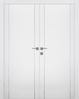 SMART PRO 2U POLAR WHITE DOUBLE BELLDINNI MODERN INTERIOR DOOR - 1