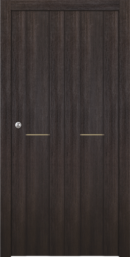 AVON 01 1H GOLD VERALINGA OAK DOUBLE BI-FOLD BELLDINNI MODERN INTERIOR DOOR - 2