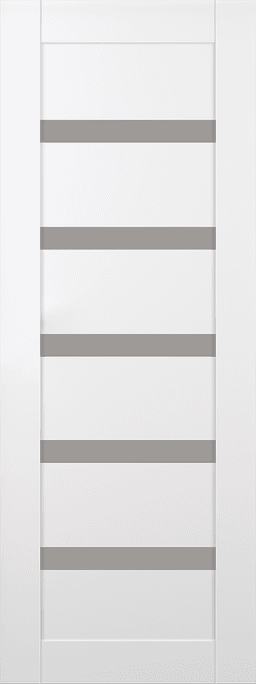 LEORA VETRO SNOW WHITE SLAB BELLDINNI MODERN INTERIOR DOOR - 1