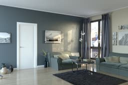 ARVIKA POLAR WHITE SWING BELLDINNI MODERN INTERIOR DOOR - 2