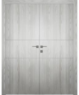 OPTIMA 2H RIBEIRA ASH DOUBLE BELLDINNI MODERN INTERIOR DOOR - 1