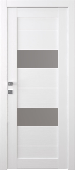 BERTA VETRO BIANCO NOBLE SWING BELLDINNI MODERN INTERIOR DOOR - 1