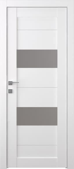 BERTA VETRO BIANCO NOBLE SWING BELLDINNI MODERN INTERIOR DOOR - 1