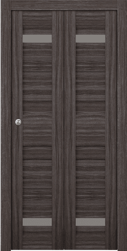 IMMA VETRO GRAY OAK BI-FOLD BELLDINNI MODERN INTERIOR DOOR - 1