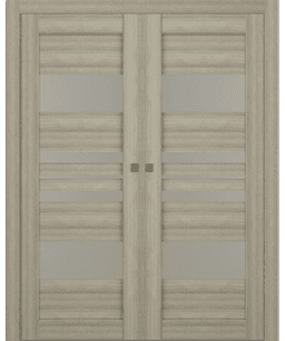 ROMI VETRO SHAMBOR DOUBLE POCKET BELLDINNI MODERN INTERIOR DOOR - 1