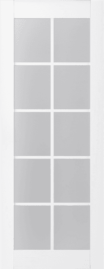 PALLADIO 10 LITE VETRO BIANCO NOBLE BARN BELLDINNI MODERN INTERIOR DOOR - 2