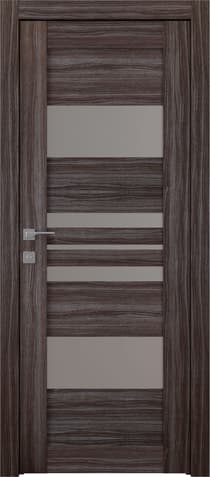 ROMI VETRO GRAY OAK SWING BELLDINNI MODERN INTERIOR DOOR - 1