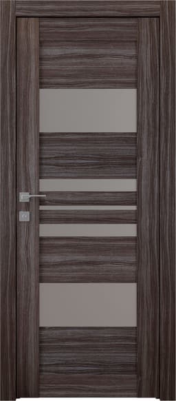 ROMI VETRO GRAY OAK SWING BELLDINNI MODERN INTERIOR DOOR - 1
