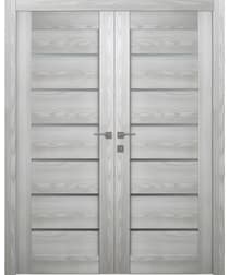 AVON 07-02 VETRO RIBEIRA ASH DOUBLE BELLDINNI MODERN INTERIOR DOOR - 1