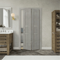 AVON 07 2H LIGHT URBAN BI-FOLD BELLDINNI MODERN INTERIOR DOOR - 2