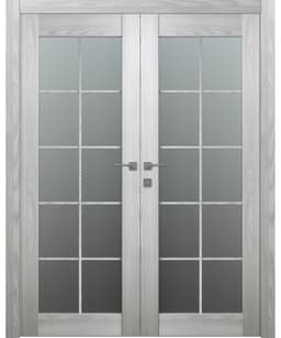 AVON 10 LITE VETRO RIBEIRA ASH CLOSET BELLDINNI MODERN INTERIOR DOOR - 1