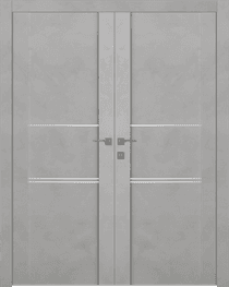 AVON 01 3H LIGHT URBAN DOUBLE BELLDINNI MODERN INTERIOR DOOR - 1