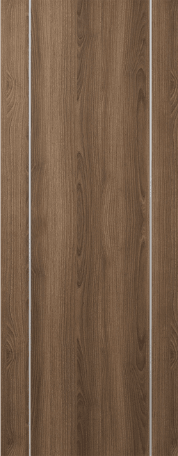 OPTIMA 2U PECAN NUTWOOD SLAB DOORS BELLDINNI MODERN INTERIOR DOOR - 1
