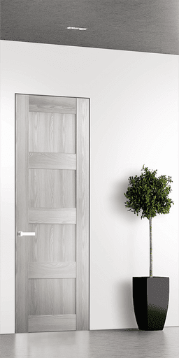 AVON 07 3R RIBEIRA ASH INVISIBLE METAL FRAME BELLDINNI MODERN INTERIOR DOOR - 1