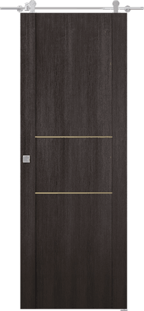 AVON 01 2H GOLD VERALINGA OAK DOUBLE BARN BELLDINNI MODERN INTERIOR DOOR - 1