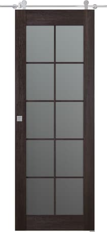 AVON 10 LITE VETRO VERALINGA OAK BARN BELLDINNI MODERN INTERIOR DOOR - 1
