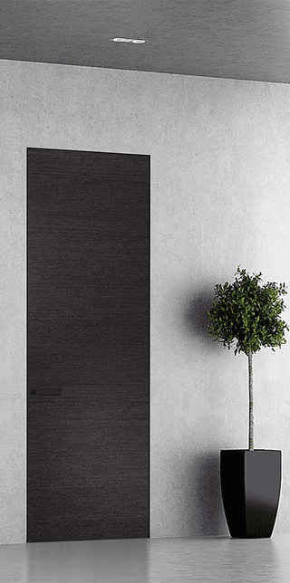 AVANTI BLACK APRICOT INVISIBLE METAL FRAME BELLDINNI MODERN INTERIOR DOOR