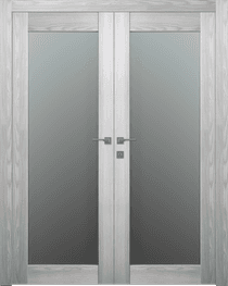 AVON 207 VETRO RIBEIRA ASH DOUBLE BELLDINNI MODERN INTERIOR DOOR - 1