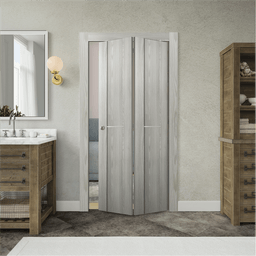 AVON 01 1H RIBEIRA ASH DOUBLE BI-FOLD BELLDINNI MODERN INTERIOR DOOR - 2