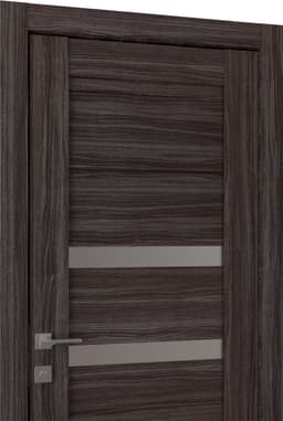DORA VETRO GRAY OAK BARN BELLDINNI MODERN INTERIOR DOOR - 2