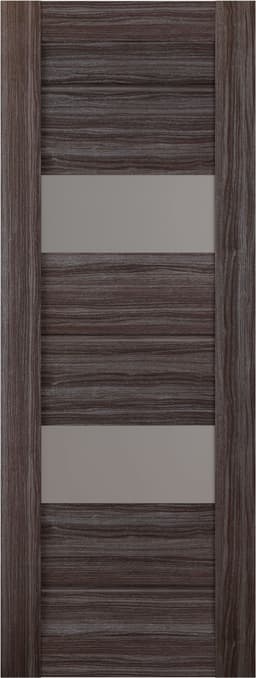 VITA VETRO GRAY OAK SLAB BELLDINNI MODERN INTERIOR DOOR - 1