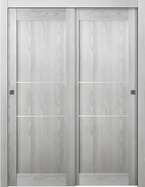 AVON 07 2H RIBEIRA ASH BYPASS BELLDINNI MODERN INTERIOR DOOR - 1