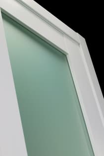 SMART PRO 207 VETRO POLAR WHITE POCKET BELLDINNI MODERN INTERIOR DOOR - 3