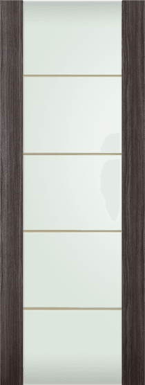 PALLADIO 202 4H GOLD STRIPS VETRO GRAY OAK SLAB DOORS BELLDINNI MODERN INTERIOR DOOR - 1