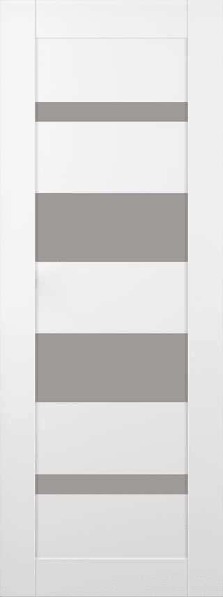 MIRELLA VETRO BIANCO NOBLE SLAB BELLDINNI MODERN INTERIOR DOOR