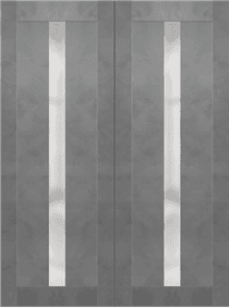 AVON 101 VETRO DARK URBAN DOUBLE DOORS BELLDINNI MODERN INTERIOR DOOR - 3