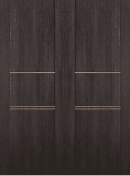 AVON 01 3H GOLD VERALINGA OAK DOUBLE BI-FOLD BELLDINNI MODERN INTERIOR DOOR - 2