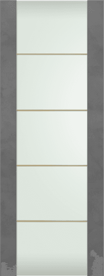 AVON 202 4H GOLD STRIPS VETRO DARK URBAN SLAB DOORS BELLDINNI MODERN INTERIOR DOOR - 1