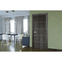 PALLADIO 4H GRAY OAK POCKET BELLDINNI MODERN INTERIOR DOOR - 2