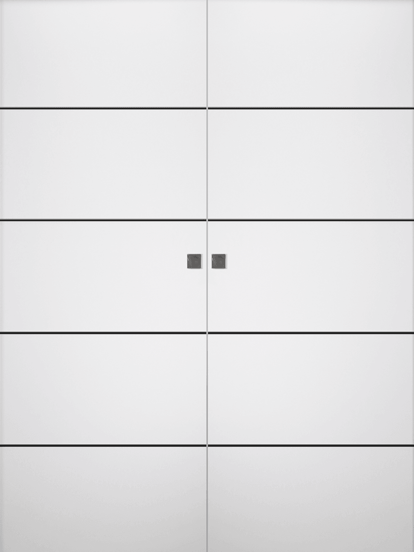 SMART PRO 4H BLACK POLAR WHITE DOUBLE MAGIC DOORS BELLDINNI MODERN INTERIOR DOOR