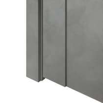 AVON 202 VETRO DARK URBAN INVISIBLE METAL FRAME BELLDINNI MODERN INTERIOR DOOR - 5