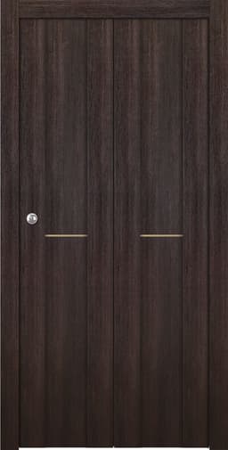 AVON 01 1H GOLD VERALINGA OAK BI-FOLD BELLDINNI MODERN INTERIOR DOOR - 1