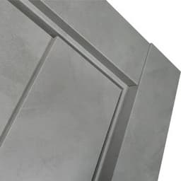 AVON 202 4H VETRO DARK URBAN INVISIBLE METAL FRAME BELLDINNI MODERN INTERIOR DOOR - 5