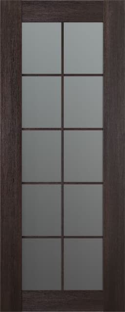 AVON 10 LITE VETRO VERALINGA OAK SLAB BELLDINNI MODERN INTERIOR DOOR - 1