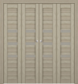 DORA VETRO SHAMBOR DOUBLE BI-FOLD BELLDINNI MODERN INTERIOR DOOR - 1