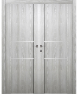 AVON 01 2H RIBEIRA ASH DOUBLE BELLDINNI MODERN INTERIOR DOOR - 1