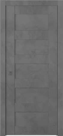 AVON 07 4R DARK URBAN POCKET BELLDINNI MODERN INTERIOR DOOR - 1