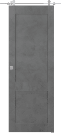 AVON 07 R DARK URBAN DOUBLE BARN BELLDINNI MODERN INTERIOR DOOR - 1