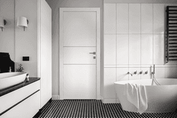 OPTIMA 2H SNOW WHITE DOUBLE INVISIBLE METAL FRAME BELLDINNI MODERN INTERIOR DOOR - 2