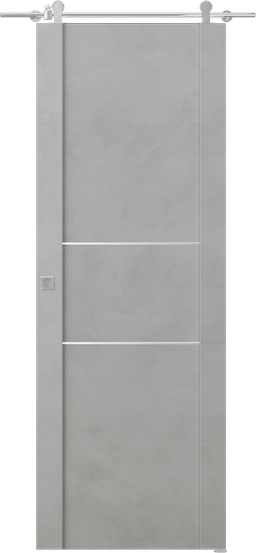 AVON 01 2H LIGHT URBAN BARN BELLDINNI MODERN INTERIOR DOOR - 1