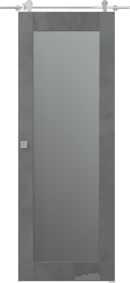 AVON 207 VETRO DARK URBAN BARN BELLDINNI MODERN INTERIOR DOOR - 1