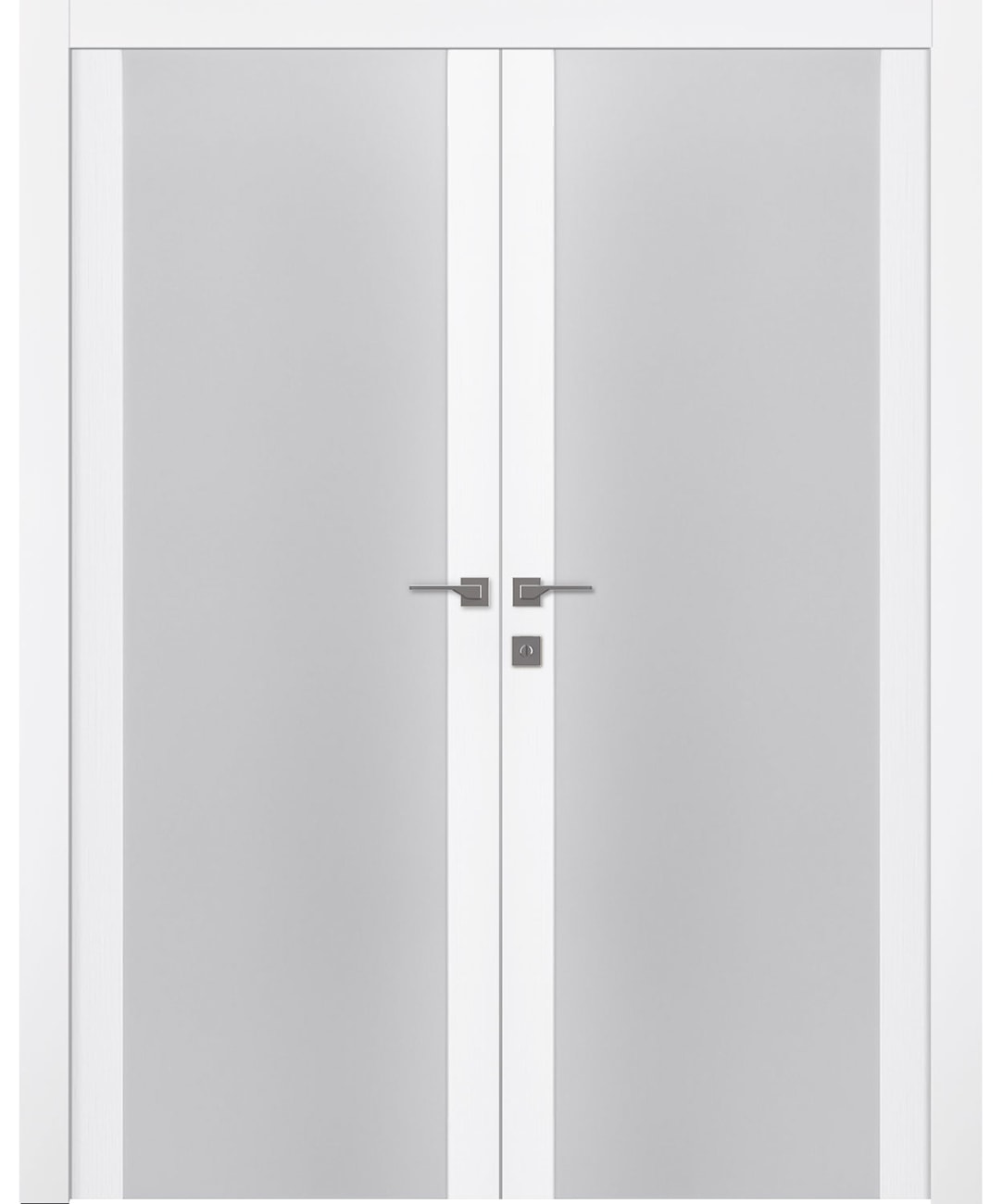 PALLADIO 202 VETRO BIANCO NOBLE DOUBLE BELLDINNI MODERN INTERIOR DOOR