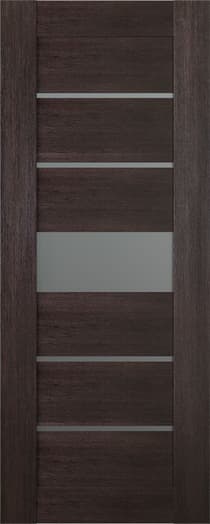 AVON 07-06 VETRO VERALINGA OAK SLAB BELLDINNI MODERN INTERIOR DOOR - 1