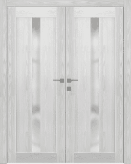AVON 101 VETRO RIBEIRA ASH DOUBLE DOORS BELLDINNI MODERN INTERIOR DOOR - 1
