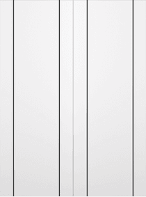 SMART PRO 2U BLACK POLAR WHITE DOUBLE MAGIC DOORS BELLDINNI MODERN INTERIOR DOOR - 2